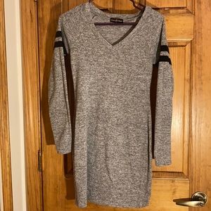 Long sleeve body con dress